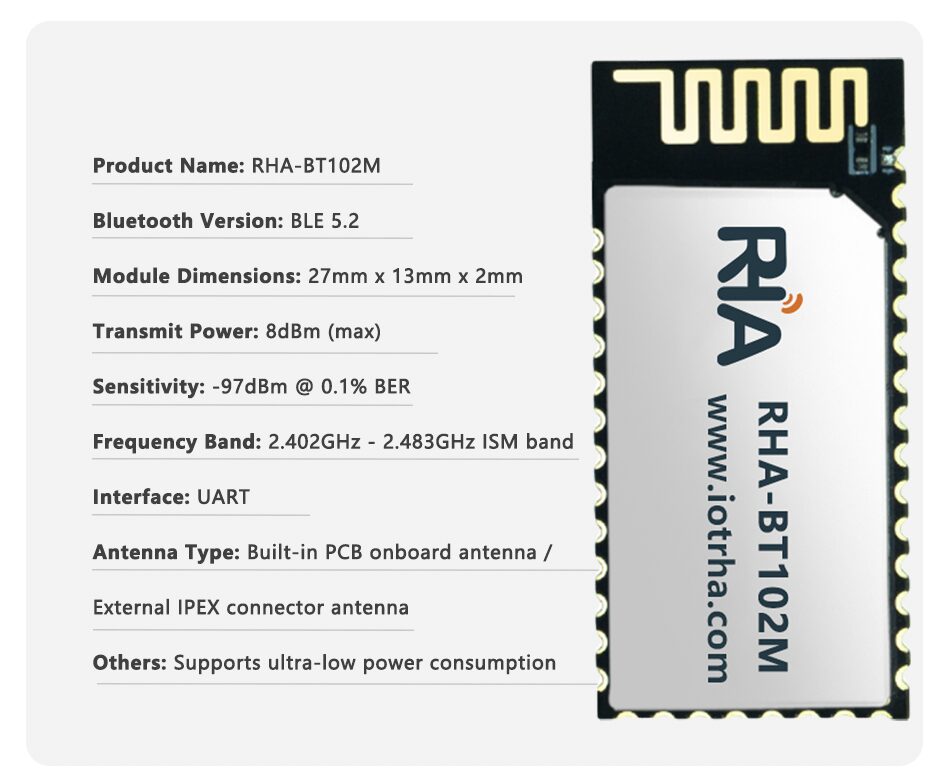 ble bluetooth module for smart finess 02