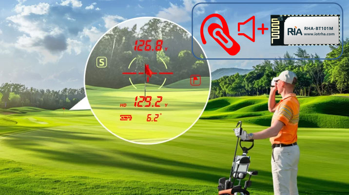ble bluetooth modules in golf rangefinders from precision measurement to wireless connectivity